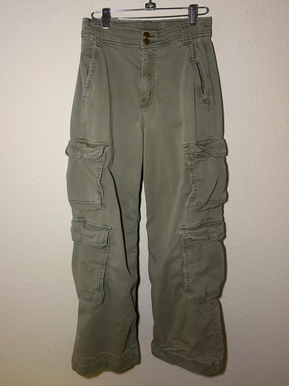 Arizona Jean Company Women’s Olive Cargo Pants - Utility Pocket Style